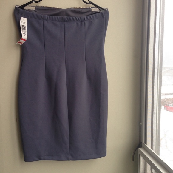 Strapless snakeskin cocktail dress - Picture 2 of 2